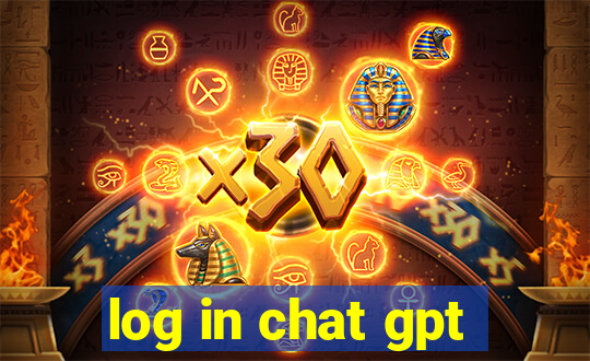 log in chat gpt